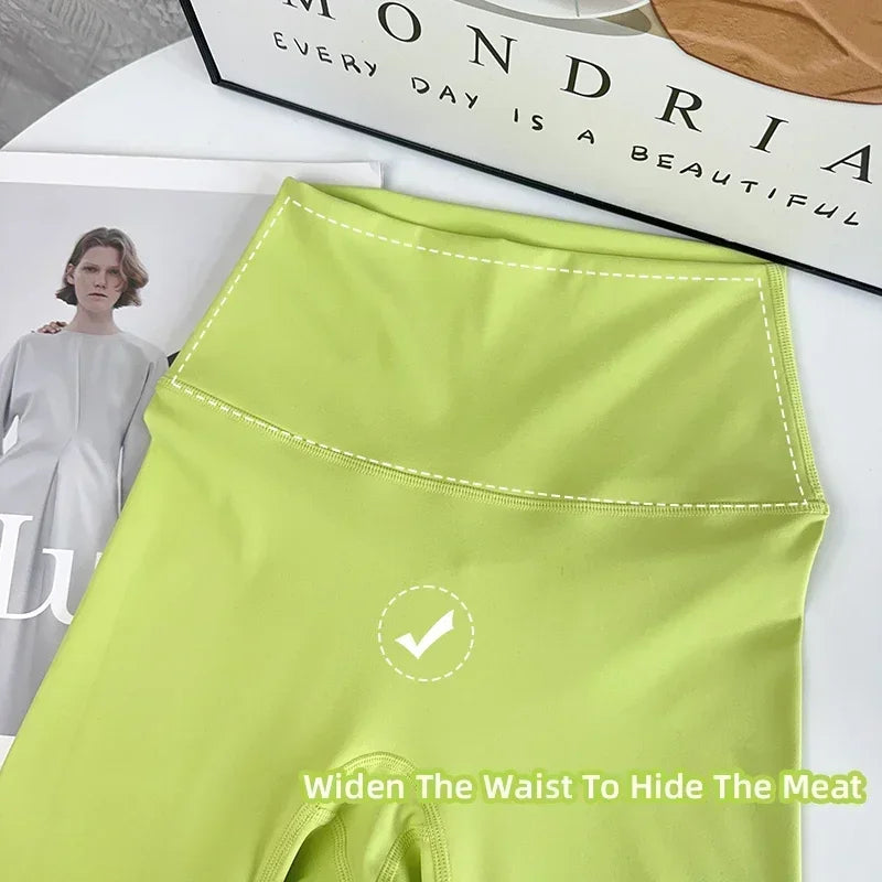 Running Pants Naked feeling Leggings High Waist Push Up Sport Women Fitness Running Yoga Pants
(non-transparency)