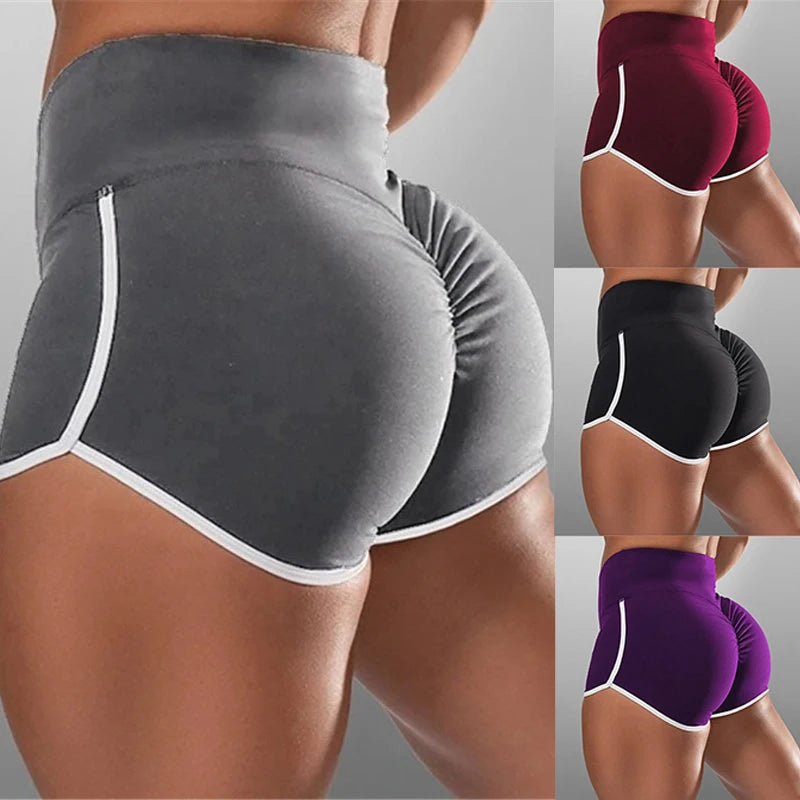 Yoga Shorts Low Waist Stretchy Short Pants Gym Clothing