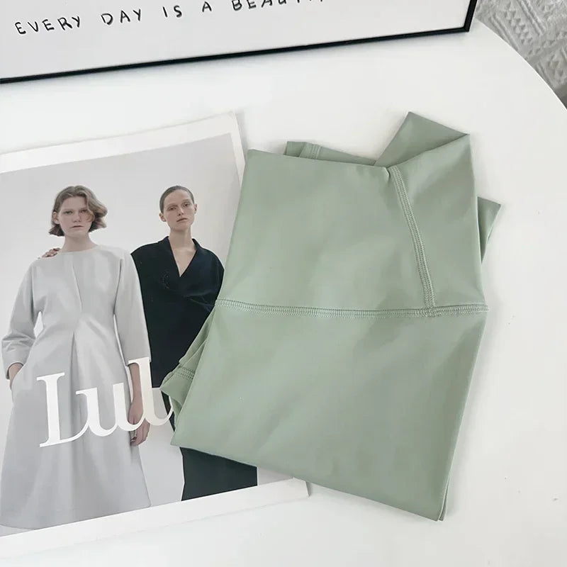 Running Pants Naked feeling Leggings High Waist Push Up Sport Women Fitness Running Yoga Pants
(non-transparency)