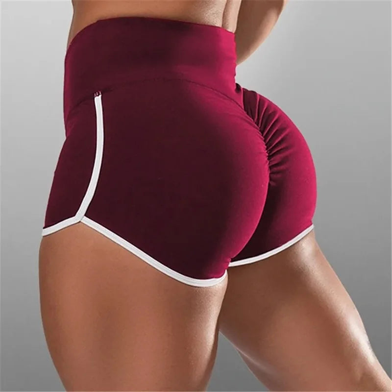 Yoga Shorts Low Waist Stretchy Short Pants Gym Clothing