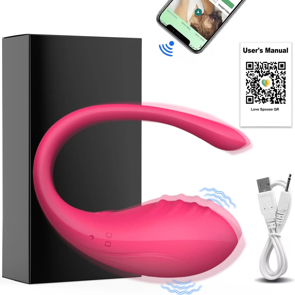 Wireless Bluetooth G Spot Vibrator for Women Dildo