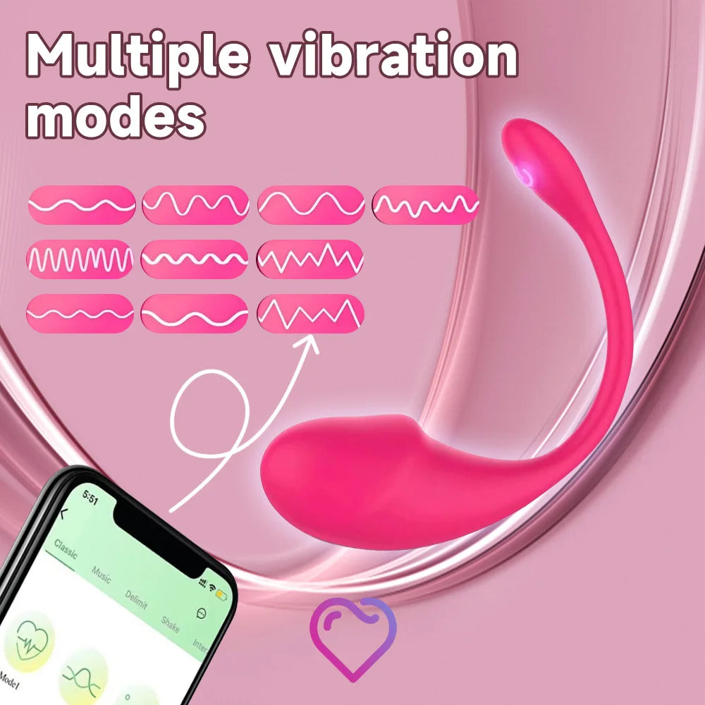 Wireless Bluetooth G Spot Vibrator for Women Dildo