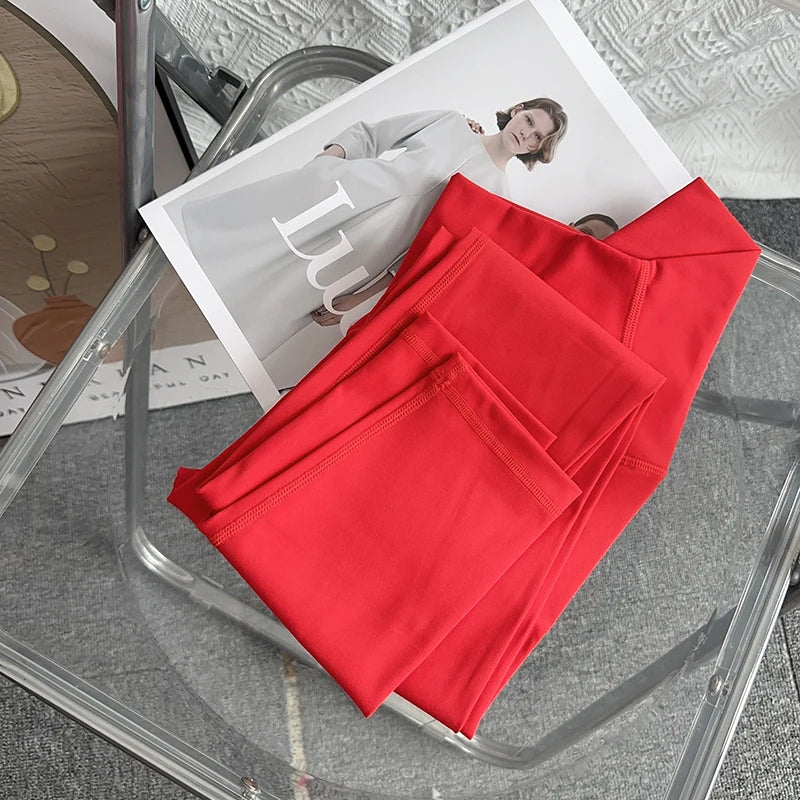 Running Pants Naked feeling Leggings High Waist Push Up Sport Women Fitness Running Yoga Pants
(non-transparency)