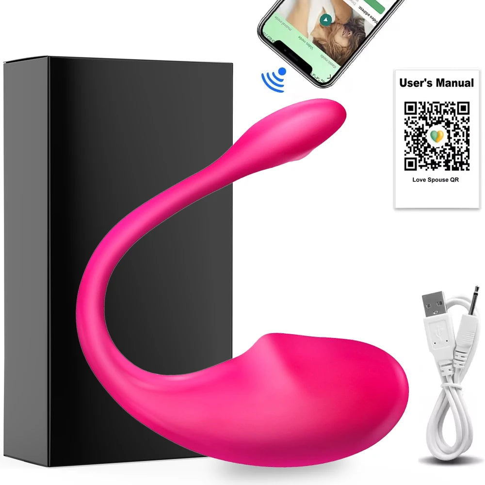 Wireless Bluetooth G Spot Vibrator for Women Dildo