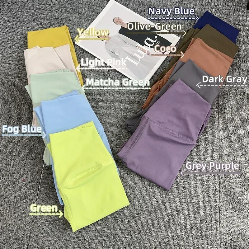 Running Pants Naked feeling Leggings High Waist Push Up Sport Women Fitness Running Yoga Pants
(non-transparency)