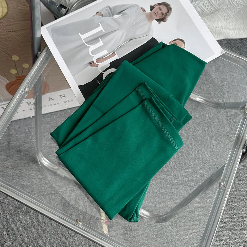 Running Pants Naked feeling Leggings High Waist Push Up Sport Women Fitness Running Yoga Pants
(non-transparency)