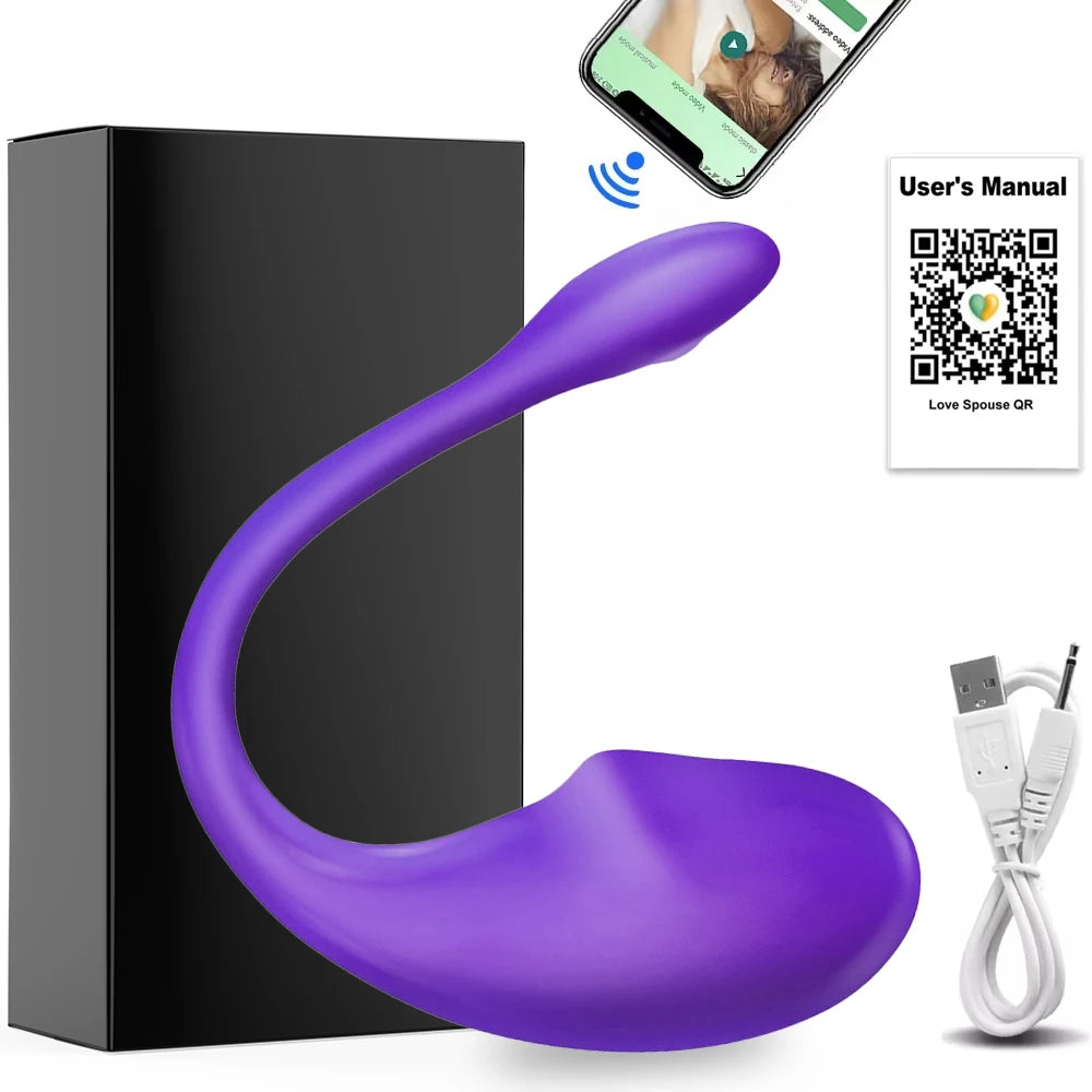 Wireless Bluetooth G Spot Vibrator for Women Dildo