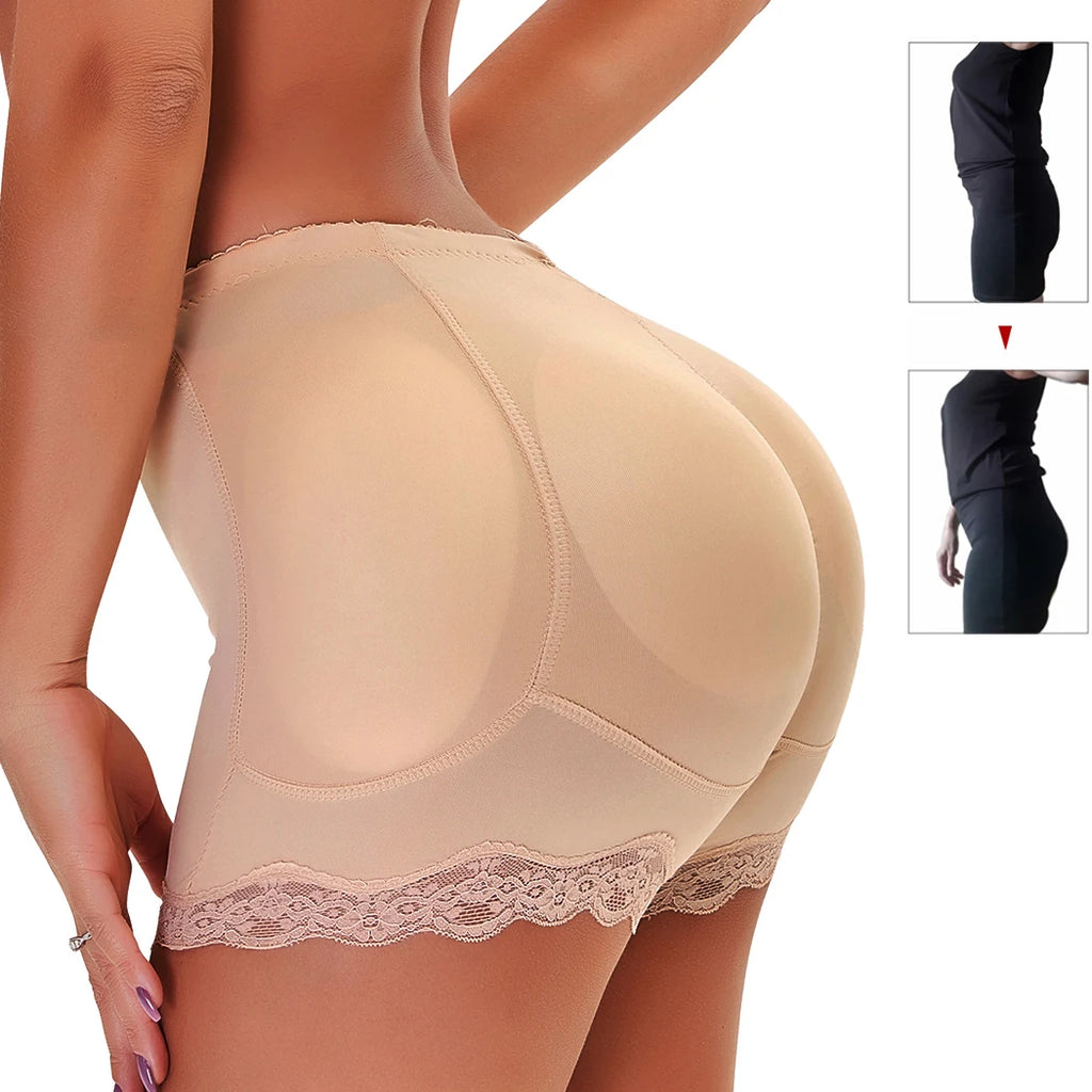 Butt Enhancer Body Shaper Modeling Strap Fake Hip Shapwear Underwear Push Up Panties