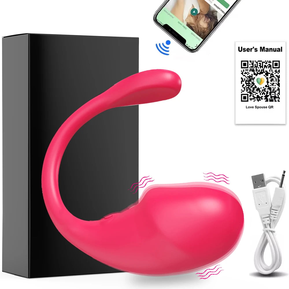 Wireless Bluetooth G Spot Vibrator for Women Dildo