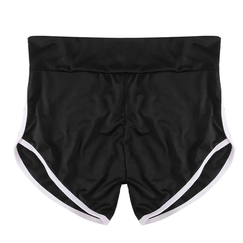 Yoga Shorts Low Waist Stretchy Short Pants Gym Clothing